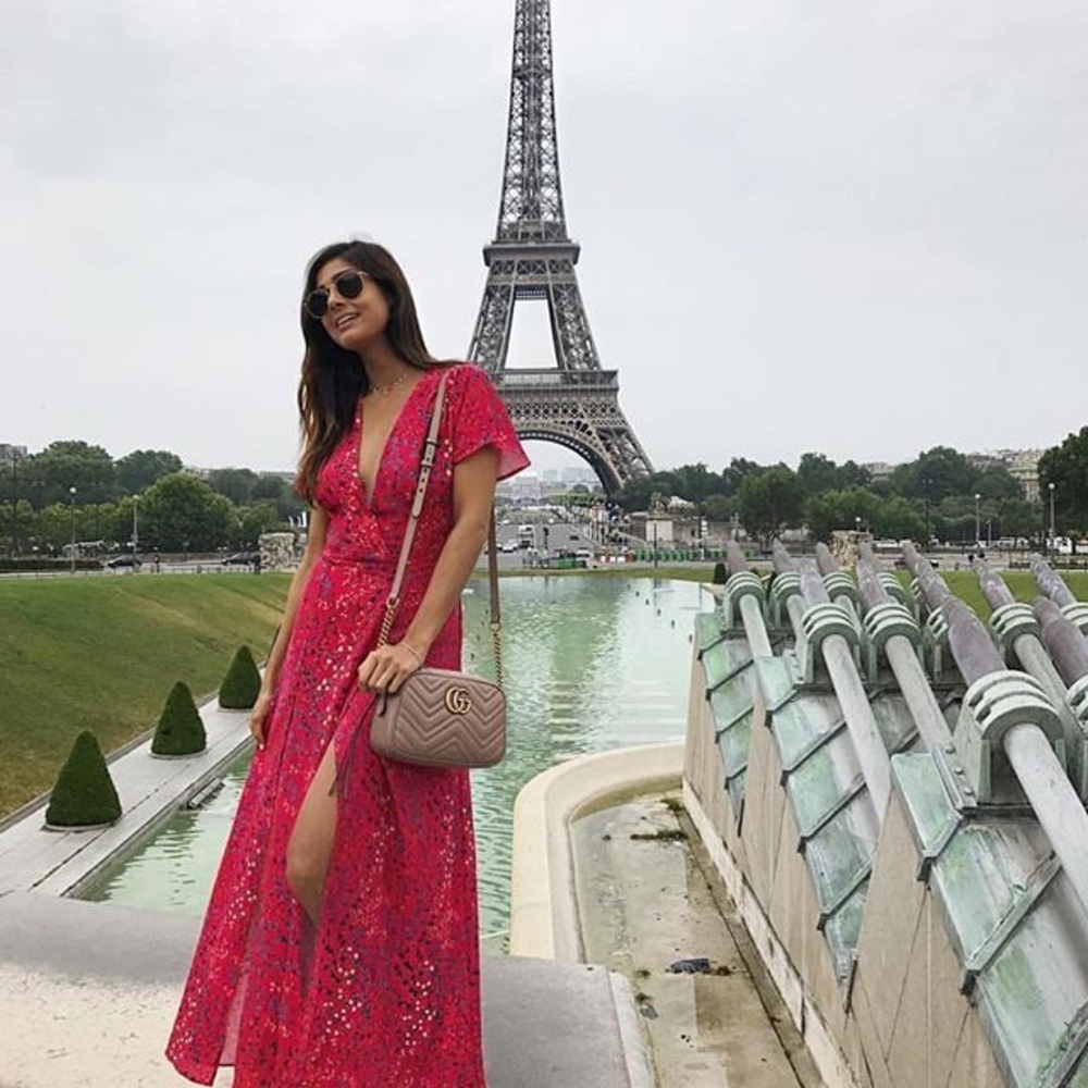 FRANCES DRAPE PRINTED MAXI DRESS